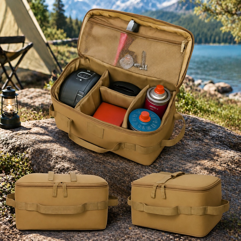 Camping Cooking Books - Durable Outdoor Camping Storage Tote with