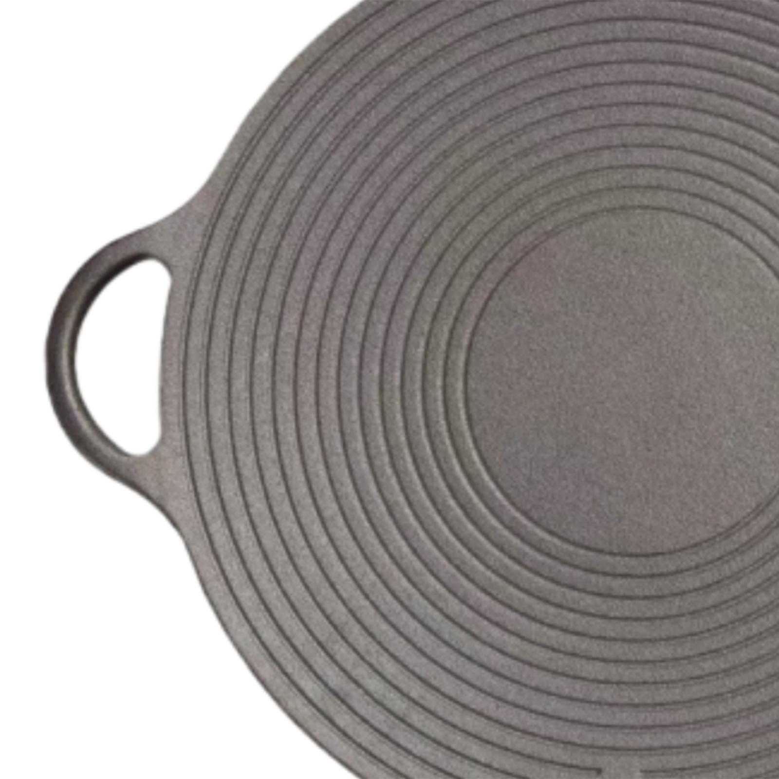 Skillet Cast Iron Camp - Round Cast Iron Grill Pan Nonstick