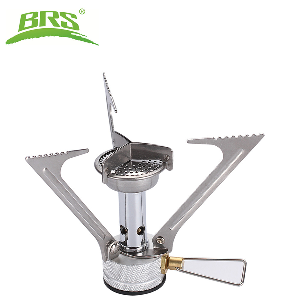 Cooking On Camping Stove - BRS Cắm Trại Ngoài Trời Bếp