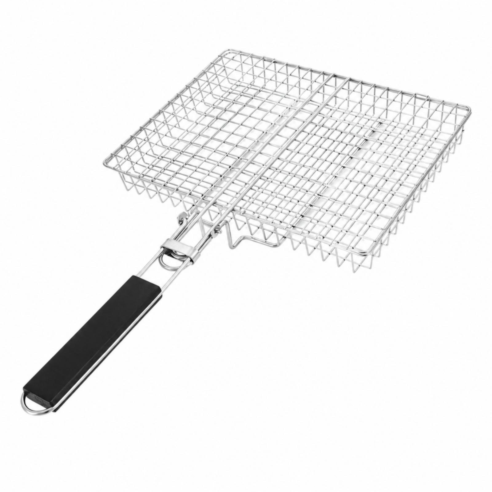 Camping Cooking Basket - Portable Barbecue Grill Net for Camping