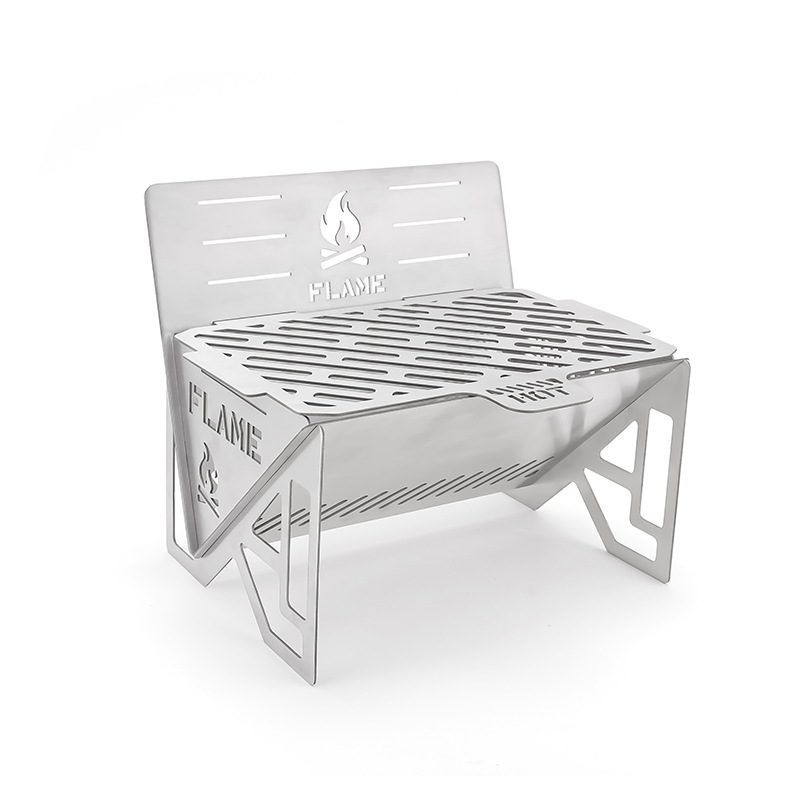 Camping Cooking Fire Stove - Outdoor Wood Burning Camp Stove, Portable