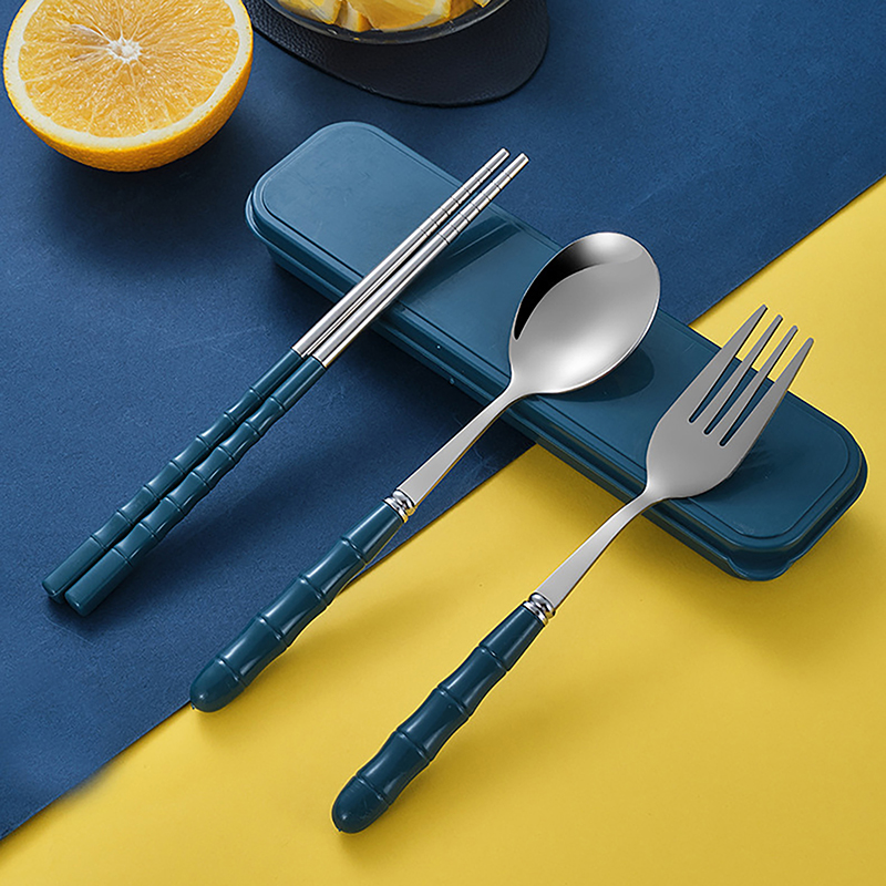 Camping Cooking Utensils Kit - 3Pcs Chopsticks Spoons Forks Sets Of
