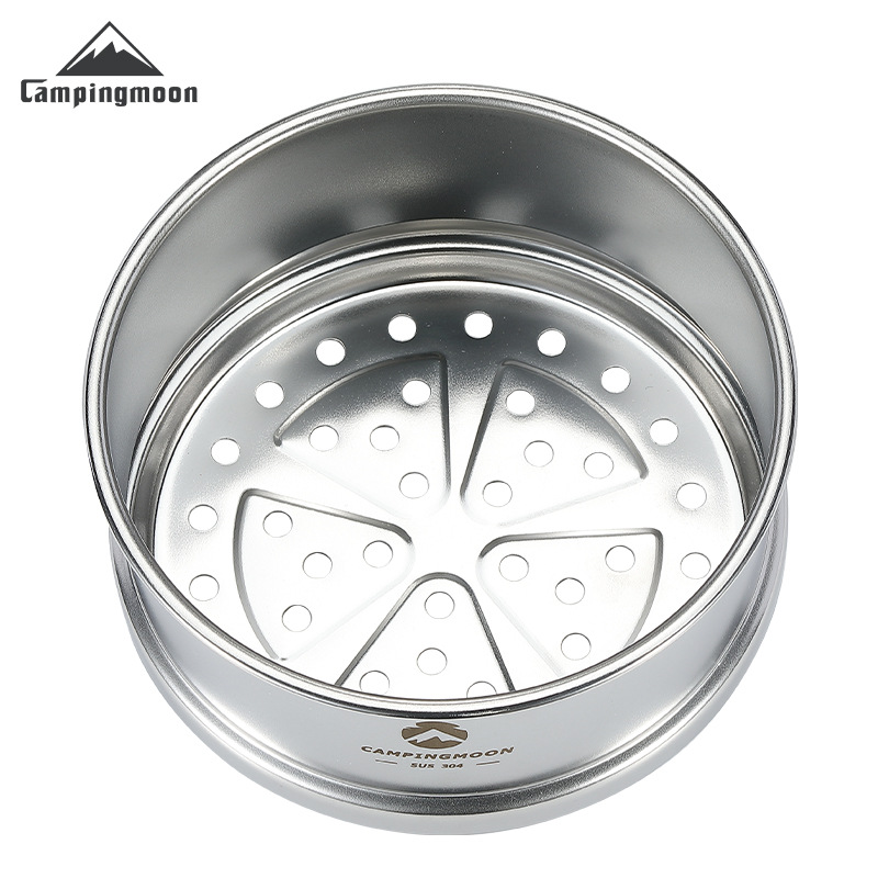 Camping Cooking Dishes - CAMPINGMOON 600ml Stainless Steel Portable Camping