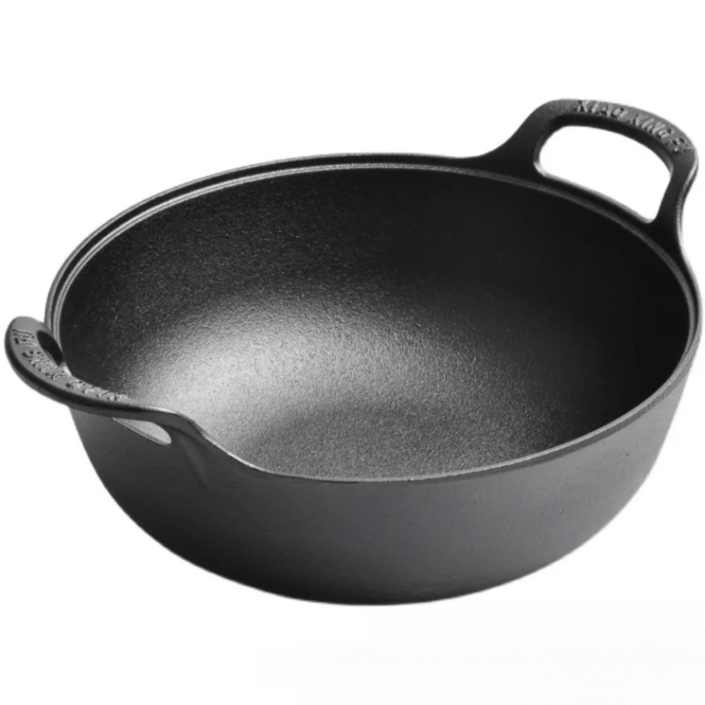 Skillet Cast Iron Camp - Cast Iron Skillet with Handles Durable