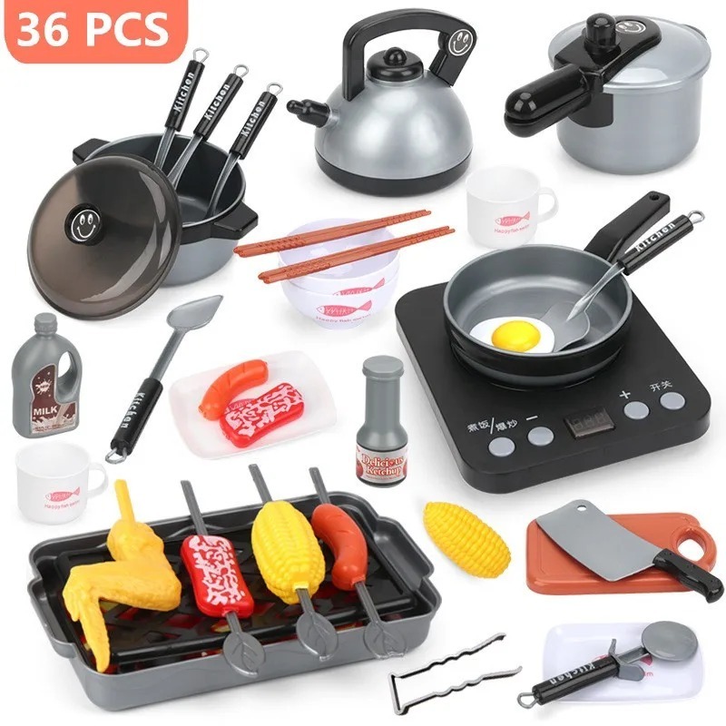 Kids Kitchen Toy Set Toddler P - đánh giá và giá Camping Cooking With Kids