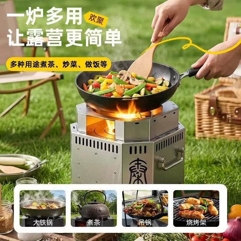 Stainless Steel Wood Stove, Sm - đánh giá và giá Camping Cooking Fire Stove