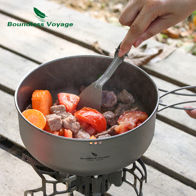 Boundless Voyage Titanium Stea - đánh giá và giá Camping Cooking Rice