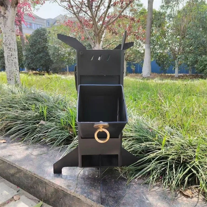Integrated Outdoor Folding Woo - đánh giá và giá Camping Cooking Fire Stove