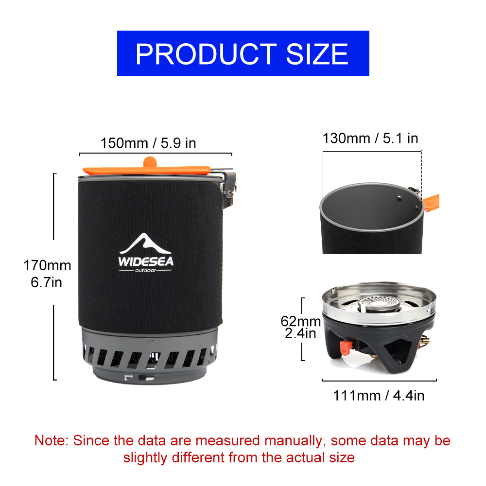 Widesea Camping Cooking System - đánh giá và giá Camping Cooking Rice