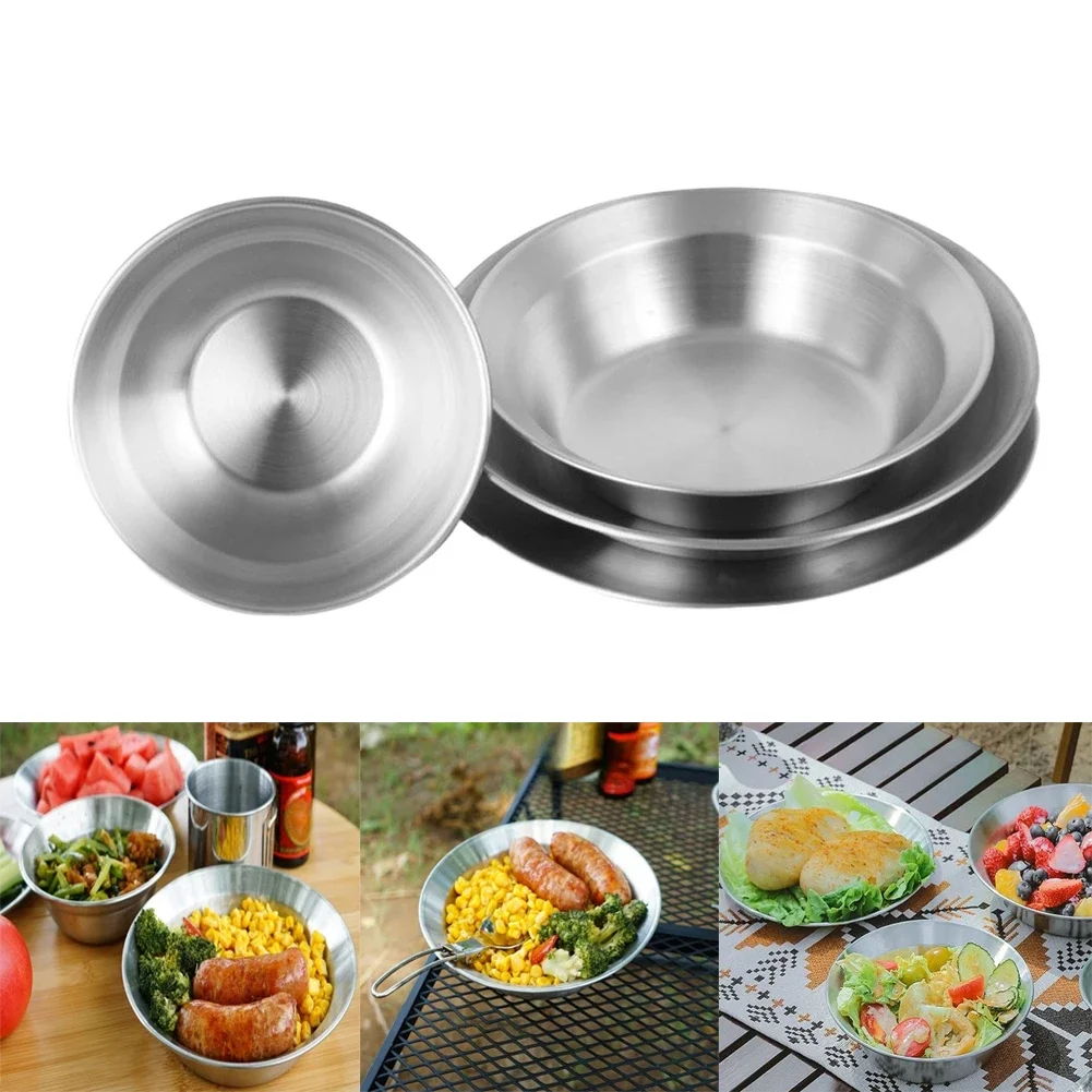 Stainless Steel Dinnerware Set - đánh giá và giá Camping Cooking Dishes