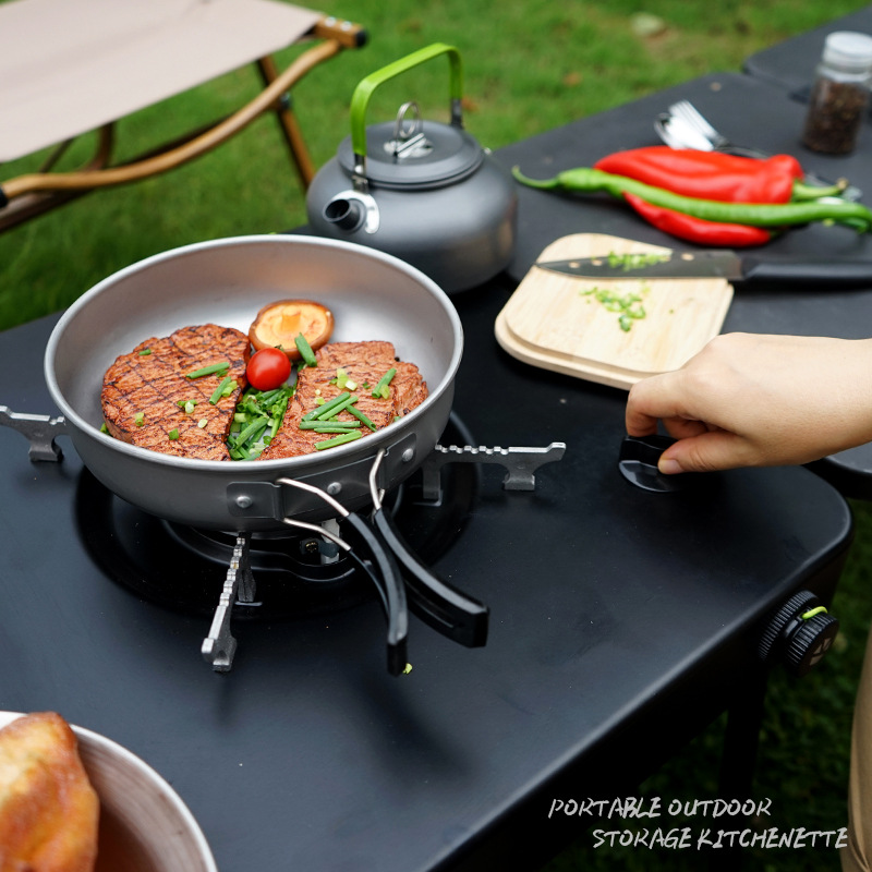 Portable Mobile Camping Kitche - đánh giá và giá Camping Cooking Box