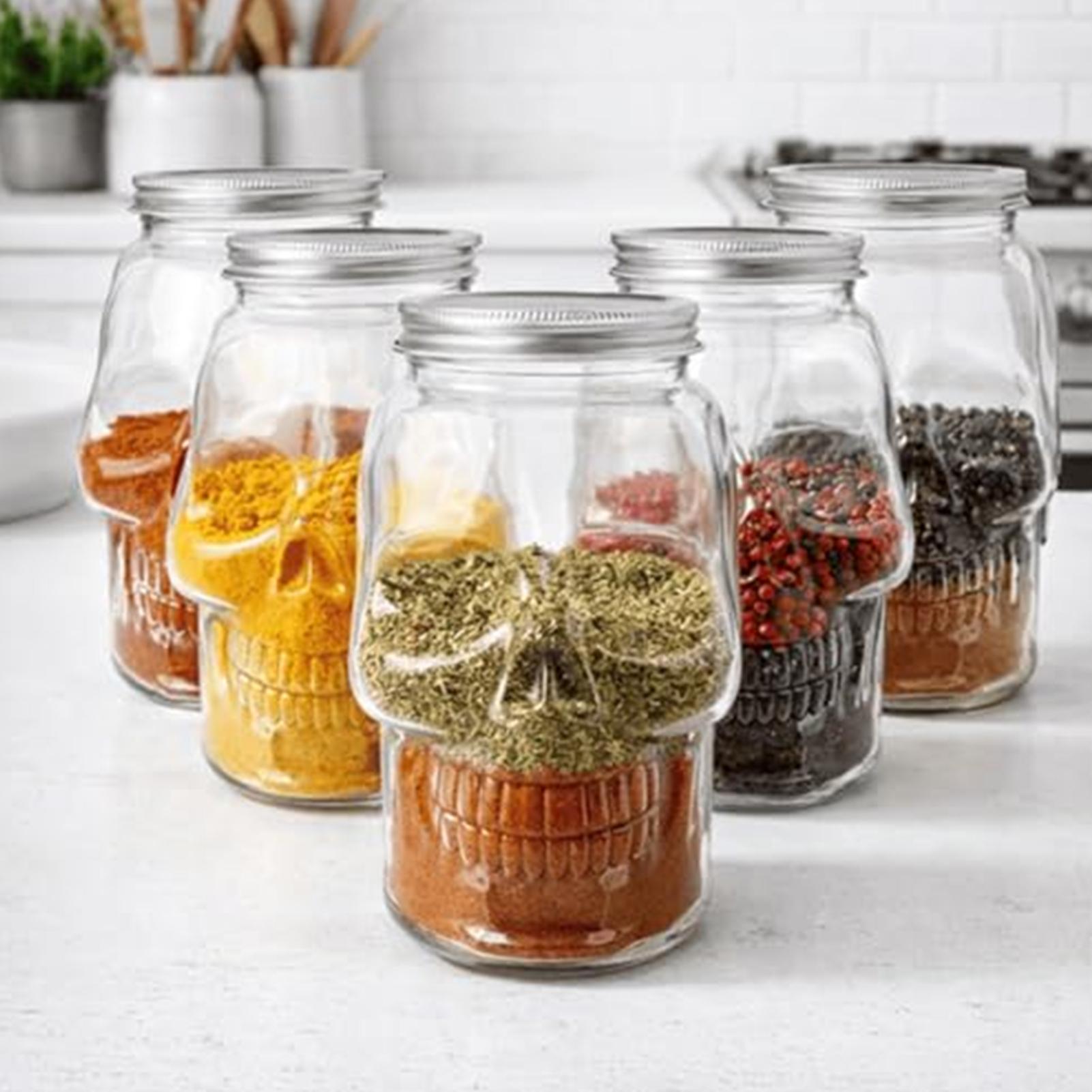 500ml/800ml Skull Jars Reusabl - đánh giá và giá Camping Cooking With Kids