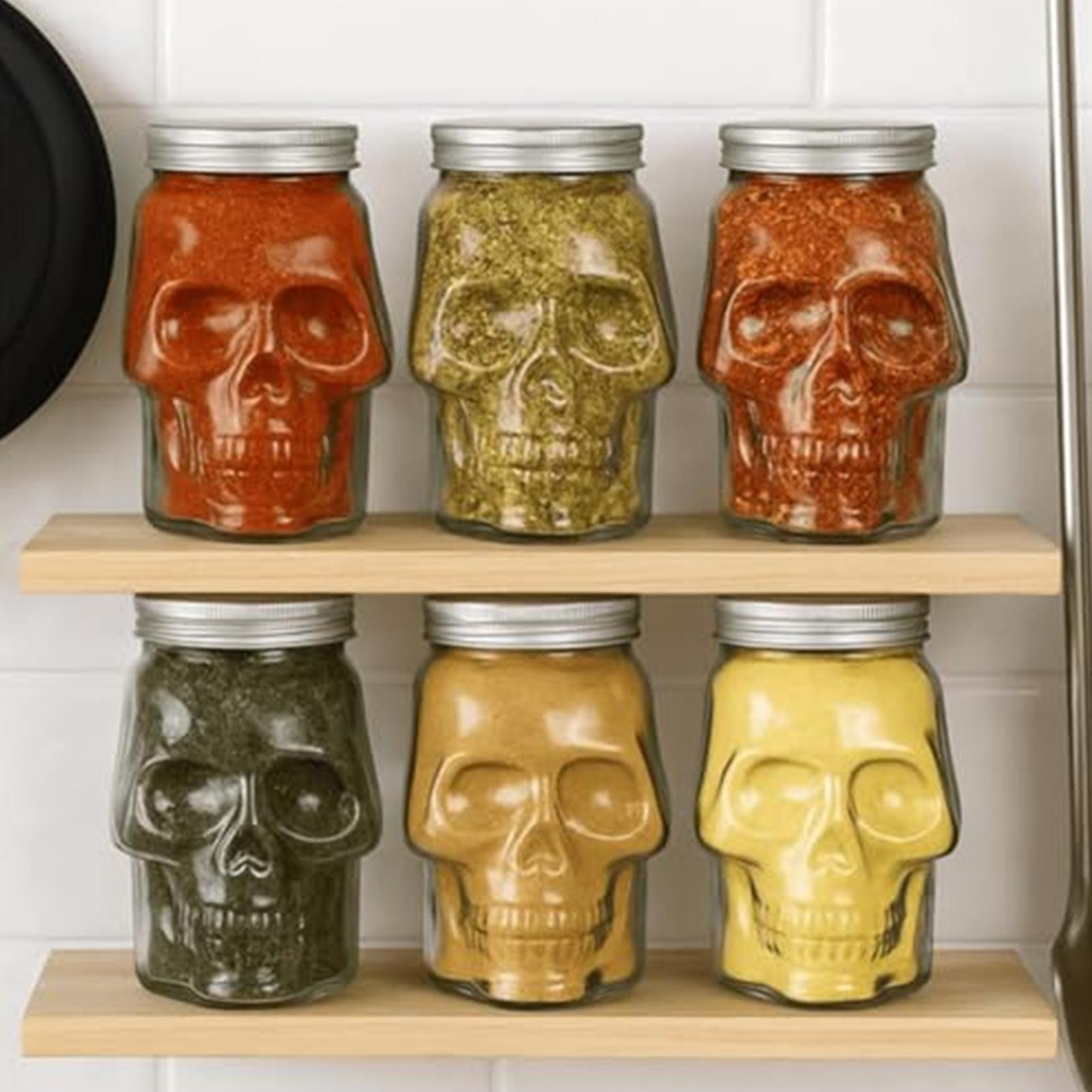 500ml/800ml Skull Jars Reusabl - đánh giá và giá Camping Cooking With Kids