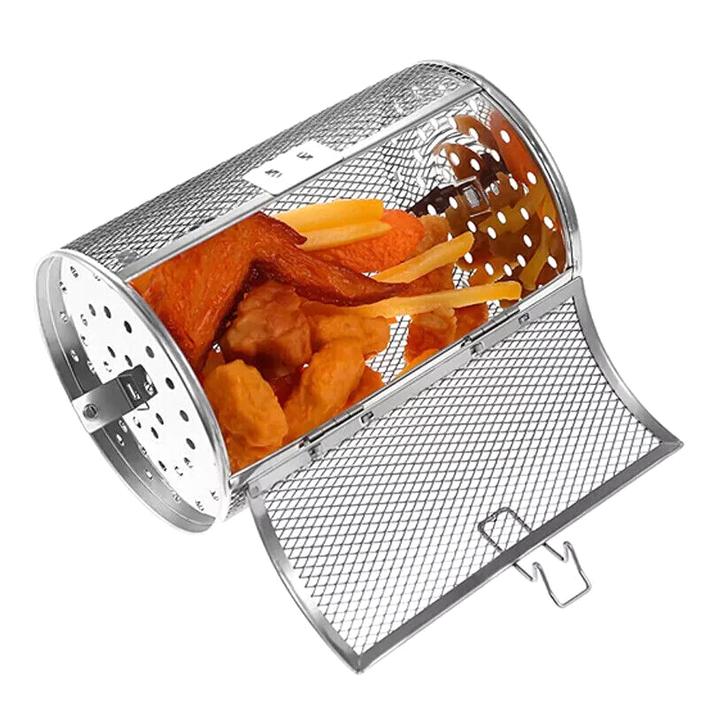 Stainless Steel Grill Rotisser - đánh giá và giá Camping Cooking Utensils Kit