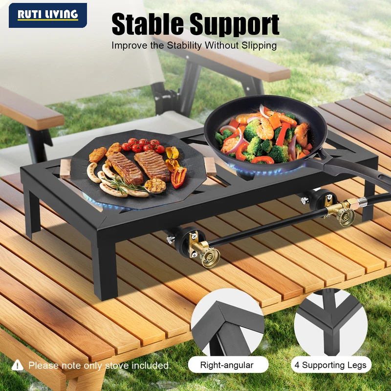 Portable 1/2 Burner Outdoor Ga - đánh giá và giá Cooking On Camping Stove
