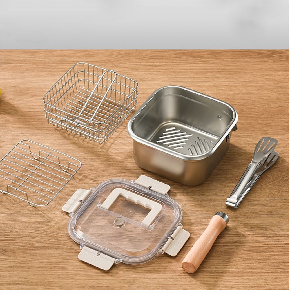 Portable Stainless Steel Fryin - đánh giá và giá Camping Cooking Rice