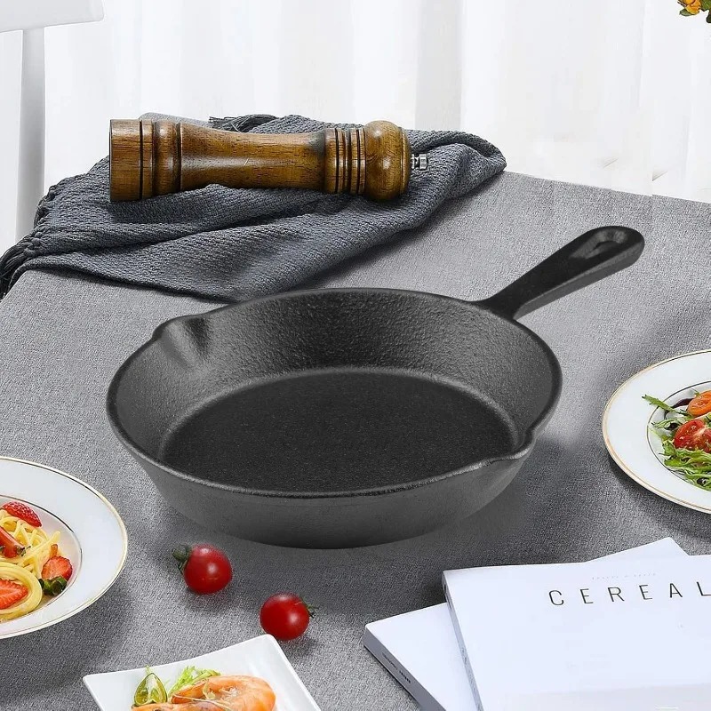 1pcs 14CM Camping Indoor and O - đánh giá và giá Skillet Cast Iron Camp
