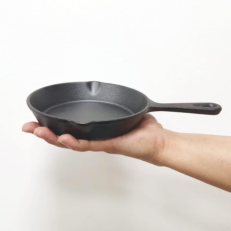 6 Inch Cast Iron Skillet, Fryi - đánh giá và giá Skillet Cast Iron Camp