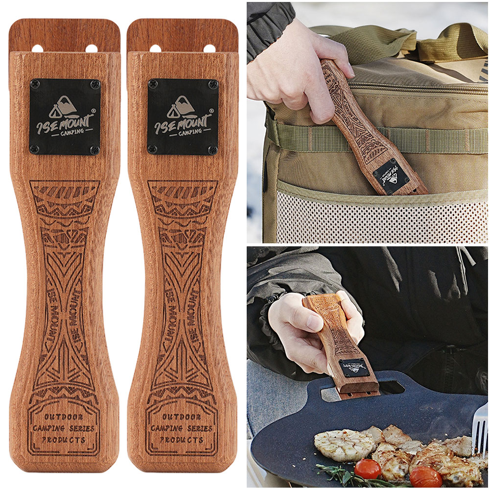 Outdoor Natural Wood Grill Pan - đánh giá và giá Camping Cooking Dishes