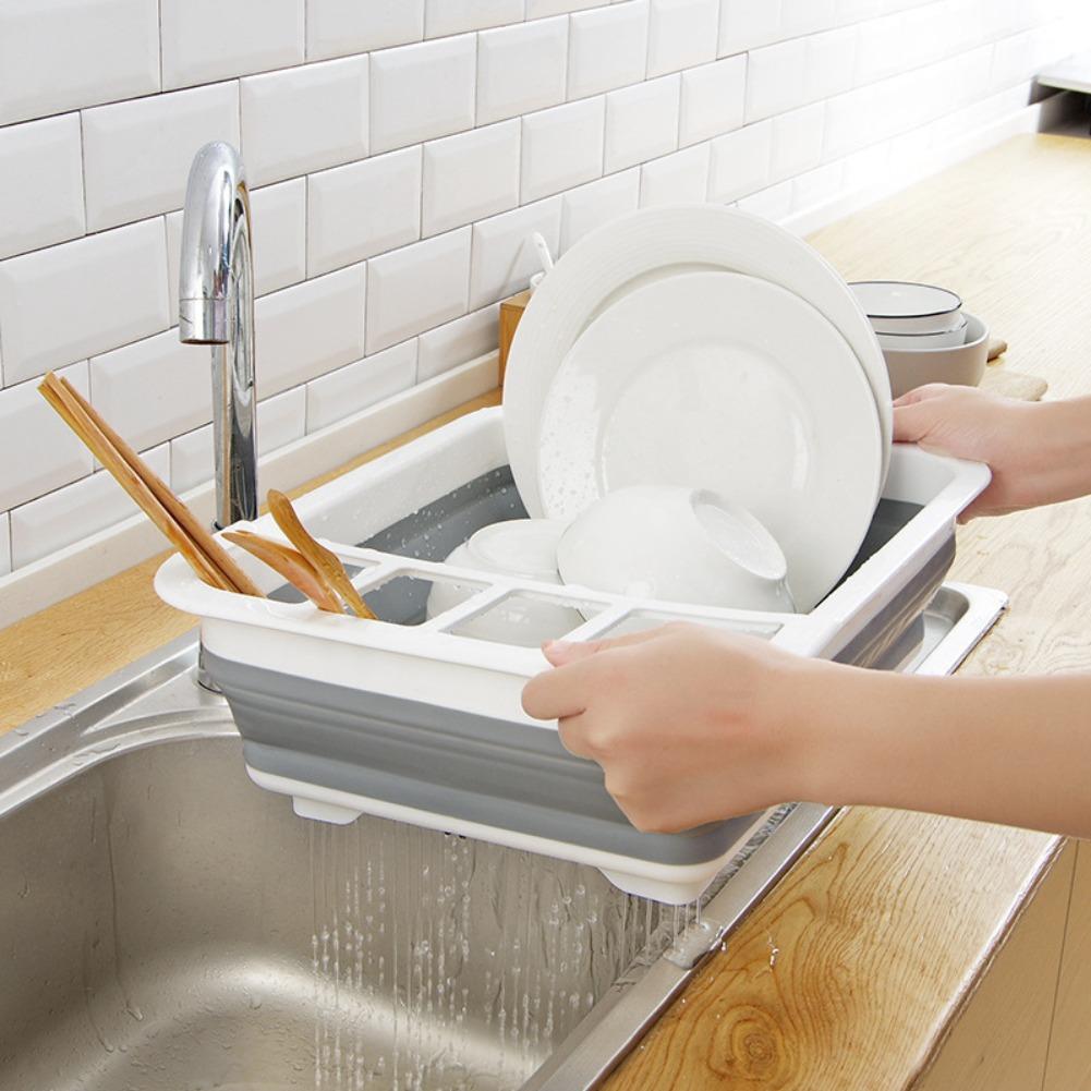 Foldable Dish Drainer Bowl Rac - đánh giá và giá Camping Cooking Dishes