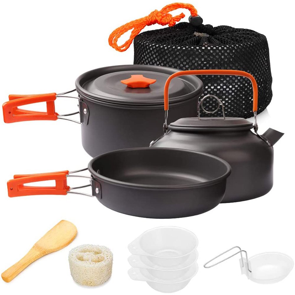 Cắm Trại Nồi Bộ Ngoài Trời Nhô - đánh giá và giá Camping Cooking Rice