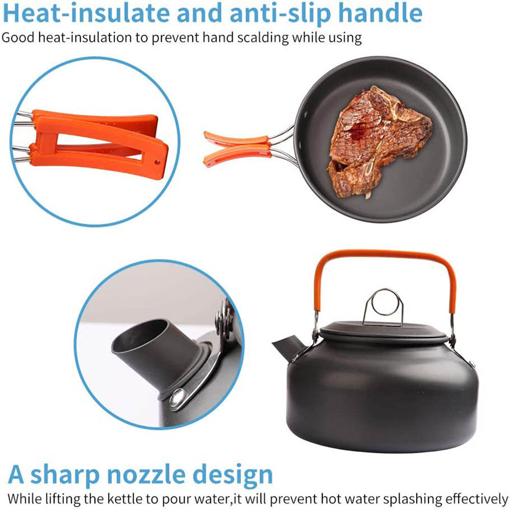 Cắm Trại Nồi Bộ Ngoài Trời Nhô - đánh giá và giá Camping Cooking Rice