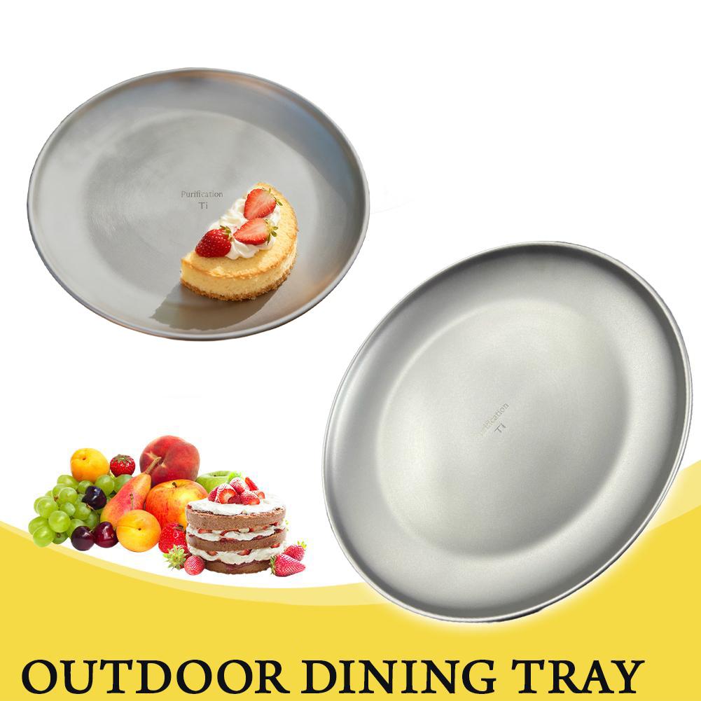 Pure Titanium Camping Plate Ul - đánh giá và giá Camping Cooking Dishes