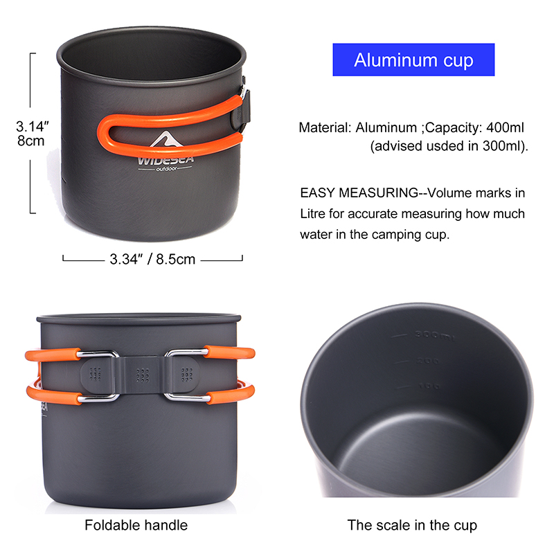 Widesea Camping Cookware Set O - đánh giá và giá Camping Cooking Books