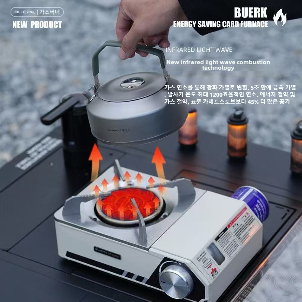 BUERK 4000W Infrared Stove Por - đánh giá và giá Camping Cooking Butane