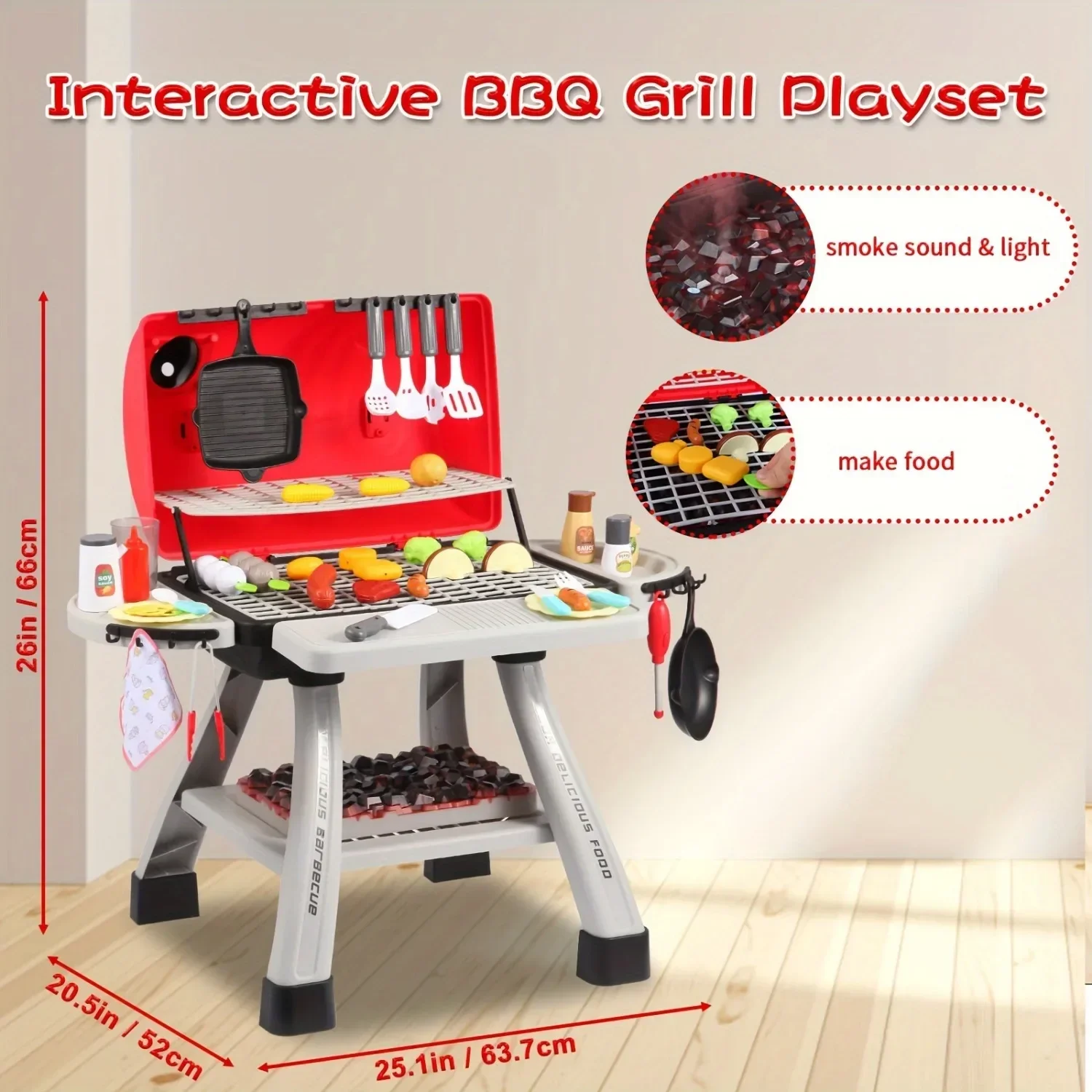 Barbecue Grill Toy Set Kids BB - đánh giá và giá Camping Cooking With Kids