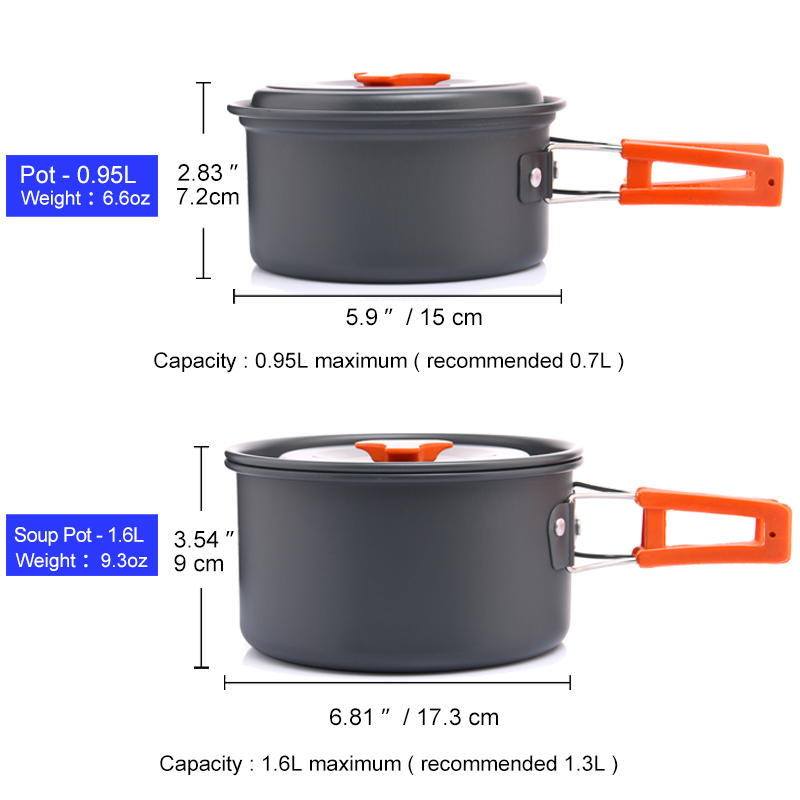 Widesea Camping Outdoor Cookwa - đánh giá và giá Camping Cooking Rice