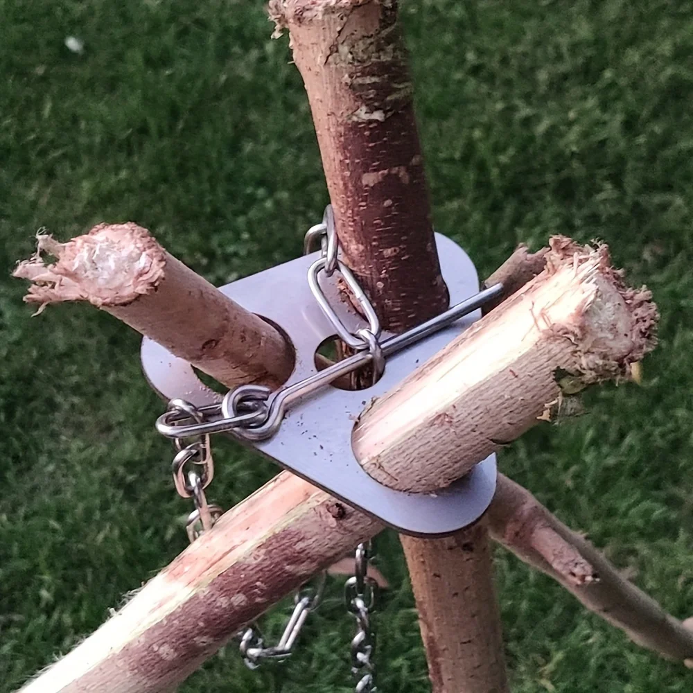 Stainless Steel Camping Tripod - đánh giá và giá Camping Cooking Rice
