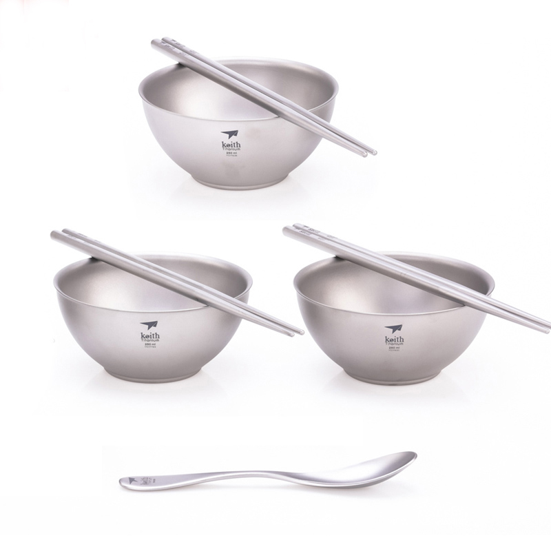 Keith Cooking Set, Titanium Bo - đánh giá và giá Camping Cooking Box Set