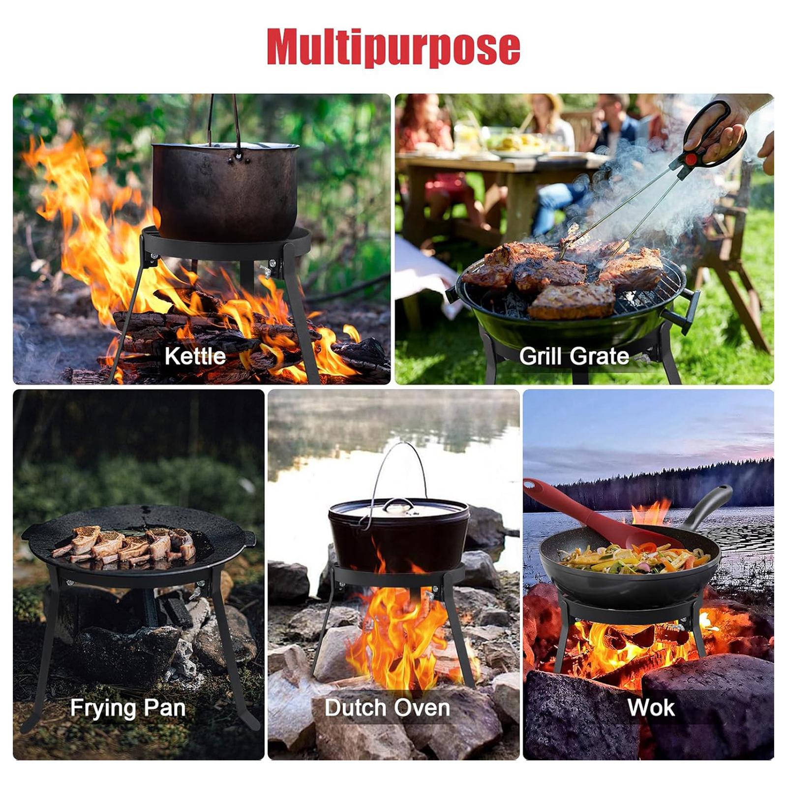 Foldable Cooking Campfire Trip - đánh giá và giá Camping Cooking Books