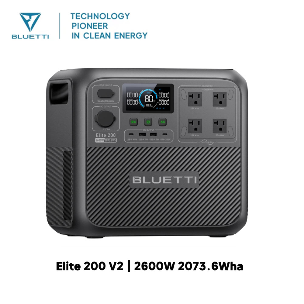 【Renew】BLUETTI Elite 200 V2 Po - đánh giá và giá Camping Cooking Box