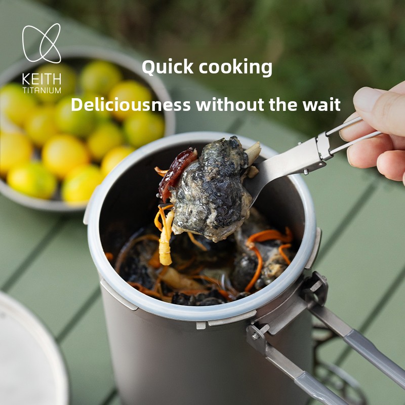Nồi áp suất cao độ (núi) KEITH - đánh giá và giá Camping Cooking Rice