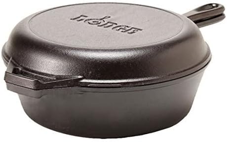 2-in-1 Cast Iron Combo Cooker: - đánh giá và giá Skillet Cast Iron Camp