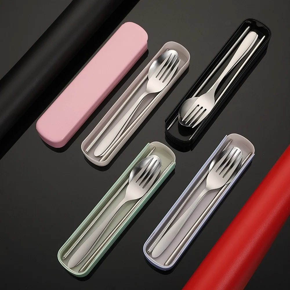 Tableware Set Stainless Steel  - đánh giá và giá Camping Cooking Utensils Kit