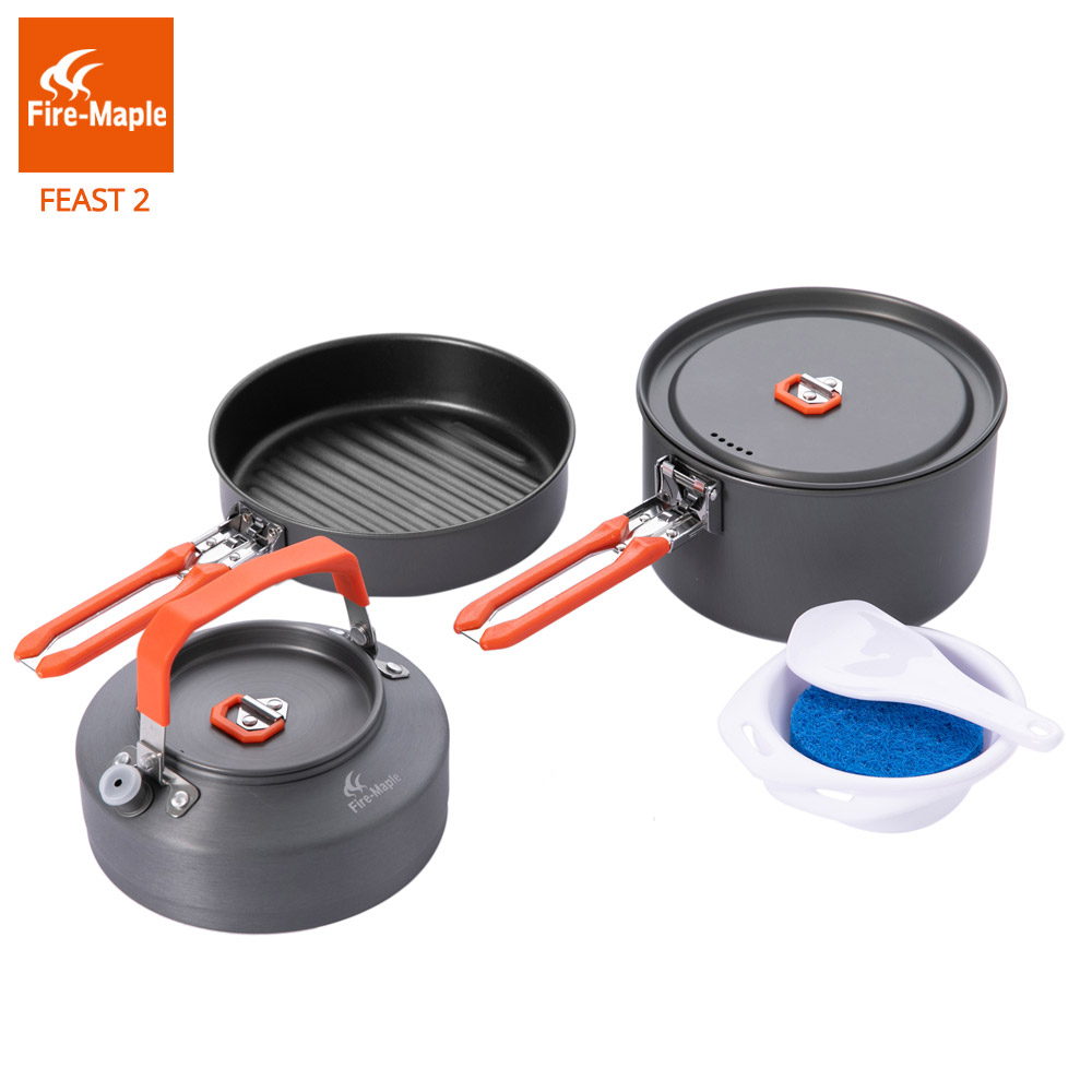 Lửa Phong Dã Ngoại Nồi Chảo Bộ - đánh giá và giá Camping Cooking Box Set
