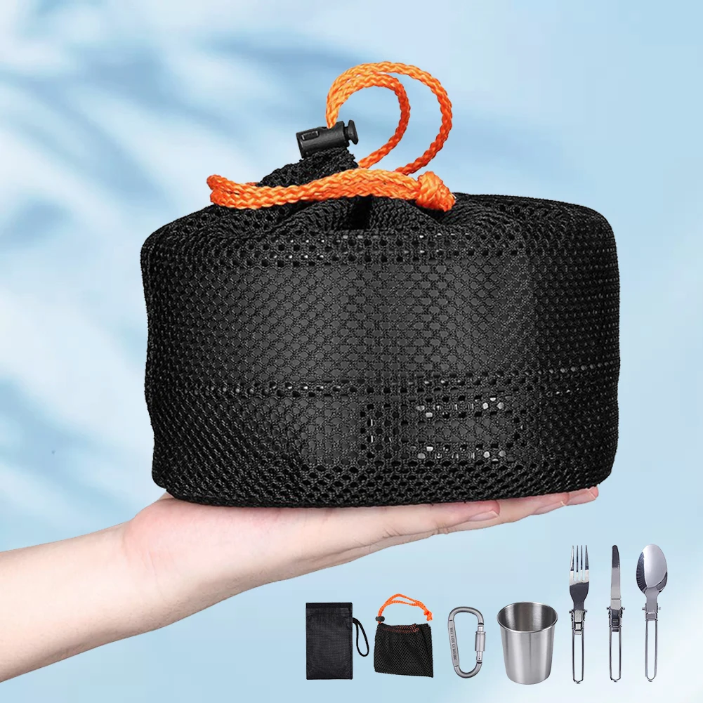 Camping Cookware Kit Kettle Po - đánh giá và giá Camping Cooking Utensils Kit