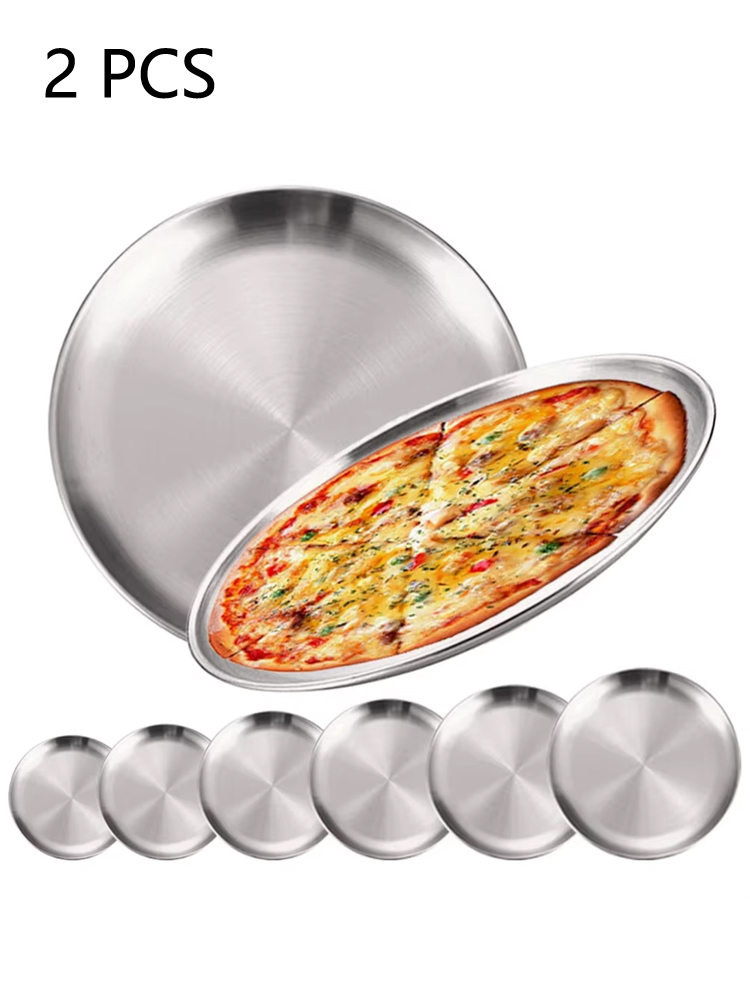 2Pcs Stainless Steels Round Si - đánh giá và giá Camping Cooking Dishes