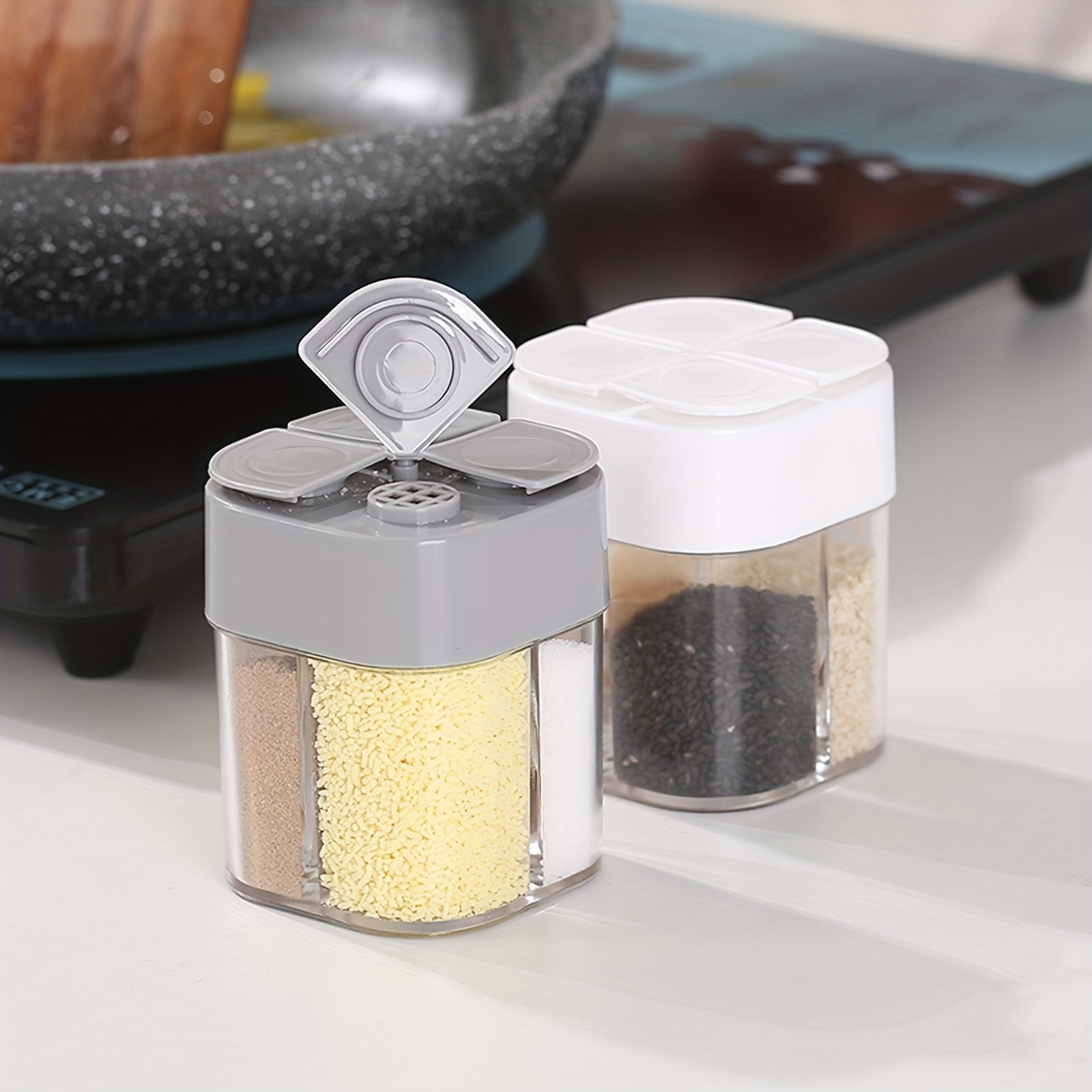 4in1 Camping Seasoning Shaker  - đánh giá và giá Camping Cooking Cutlery Set