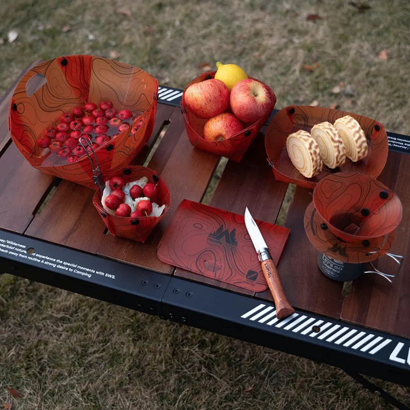 Foldable Camping Tableware Por - đánh giá và giá Camping Cooking Dishes
