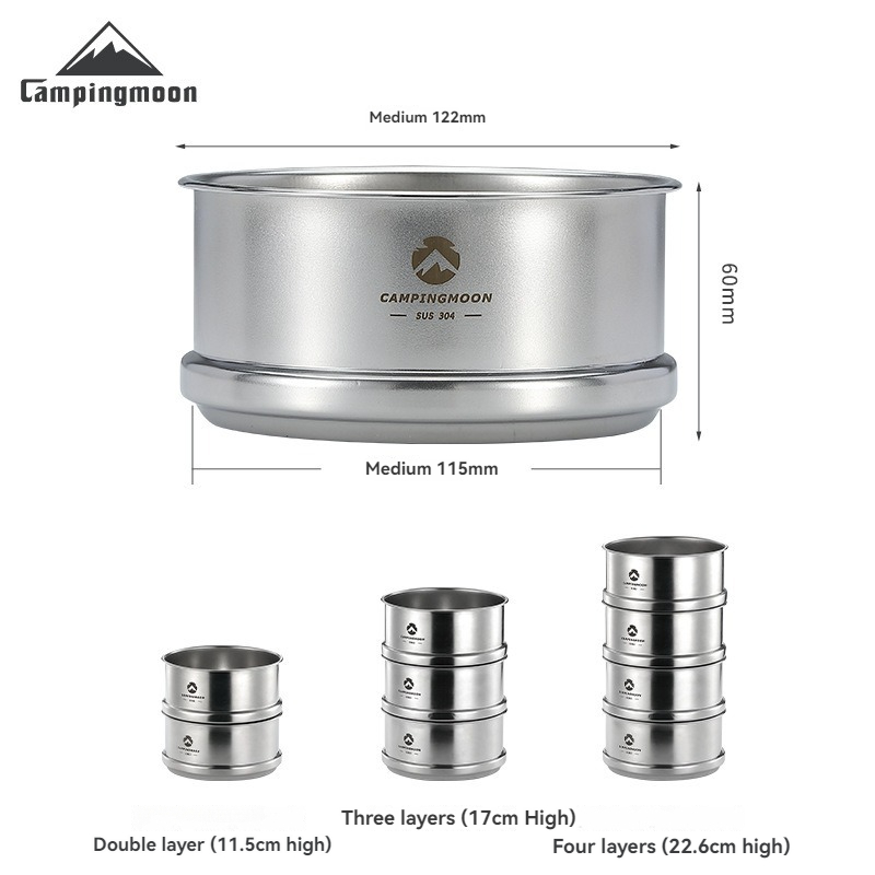 CAMPINGMOON Portatle Outdoor C - đánh giá và giá Camping Cooking Dishes
